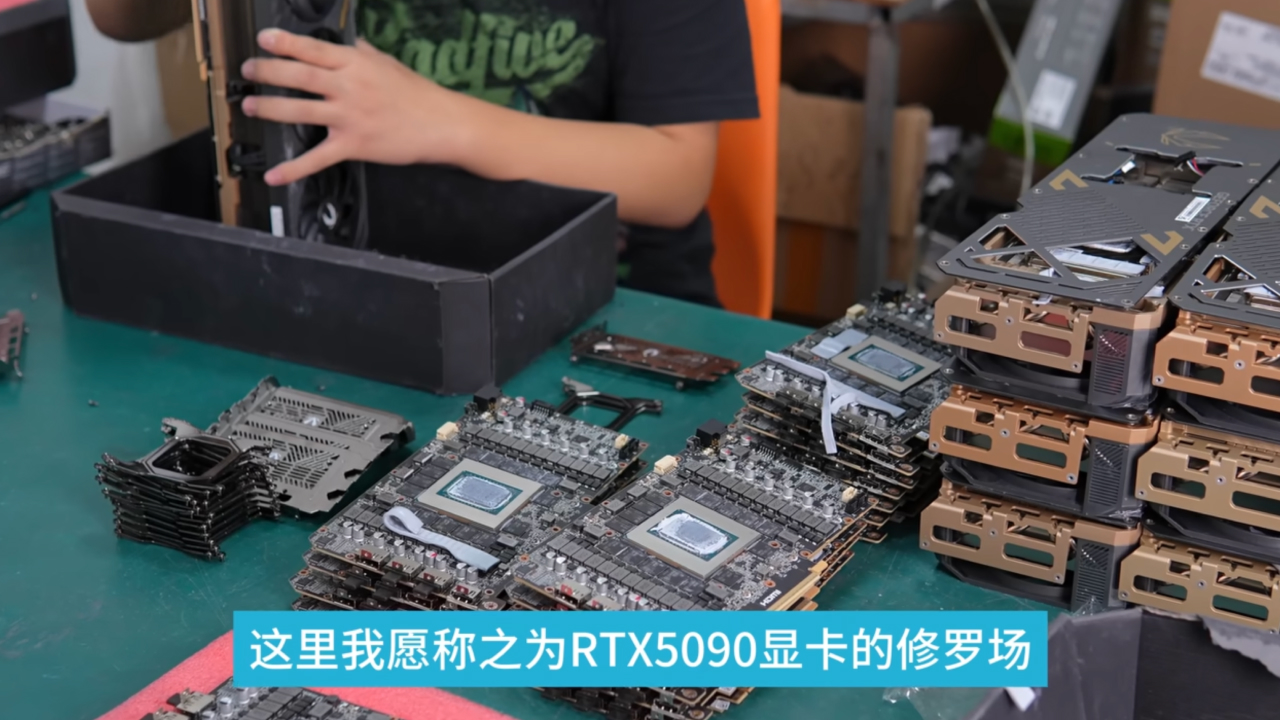 В Китае видеокарты Nvidia RTX 5090 используют в качестве доноров для AI‑серверов - 1